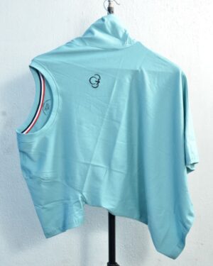 Round Necked T Shirt  (Sky Blue)