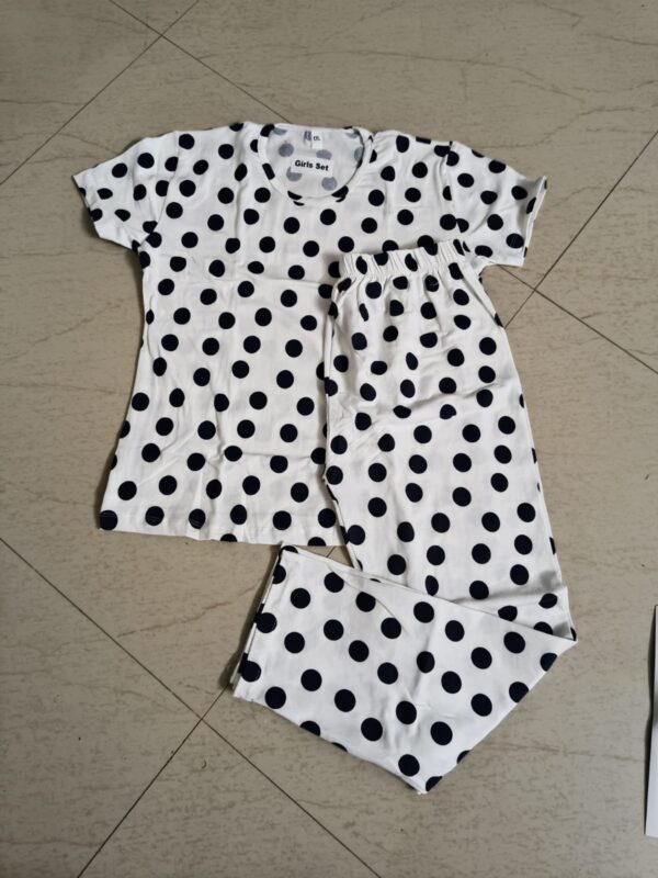 Printed top with pant set